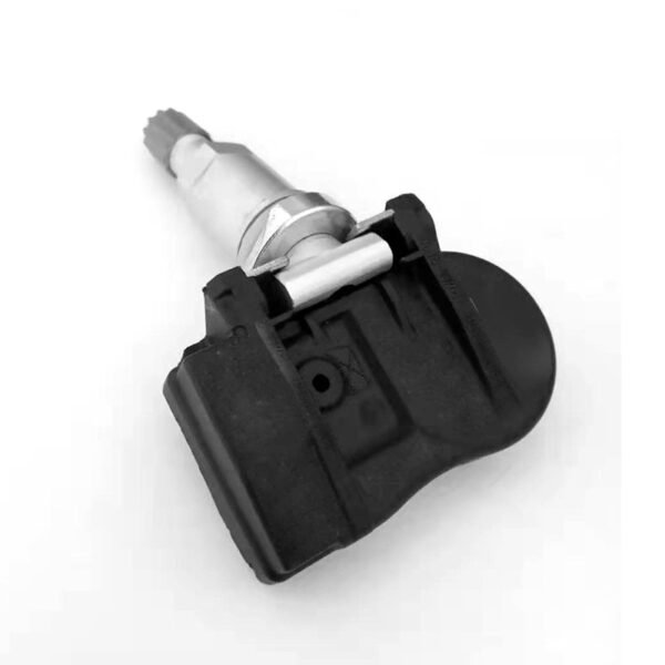 TPMS Sensor 529332J100 - angled view of tire pressure monitoring sensor with valve stem