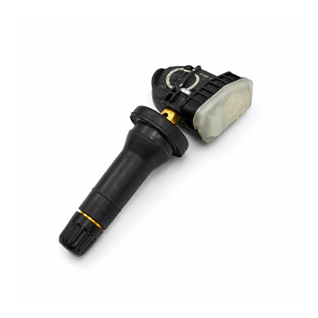 F2GZ1A189A TPMS sensor overhead shot auto spare tire pressure monitoring part