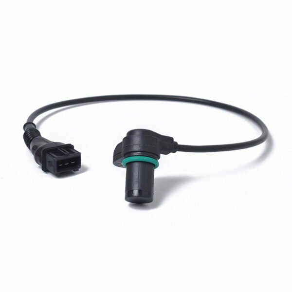 crankshaft position sensor 12147539165, black sensor body with green seal ring and wiring harness