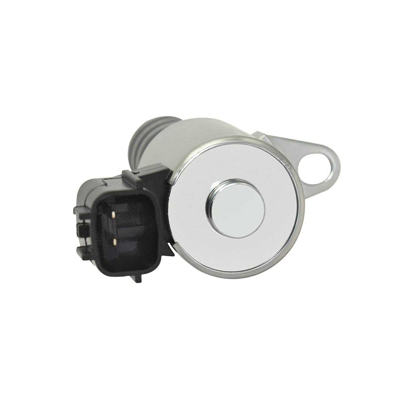 VVT‑i solenoid 23796‑ED000 for Nissan, close‑up of rear connector and mounting flange